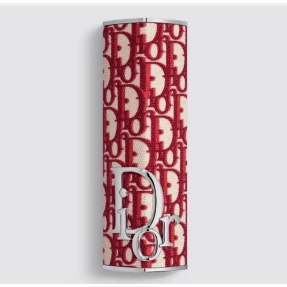 Dior Addict Shine Lipstick Case Burgundy Oblique Limited Edition Refillable NEW